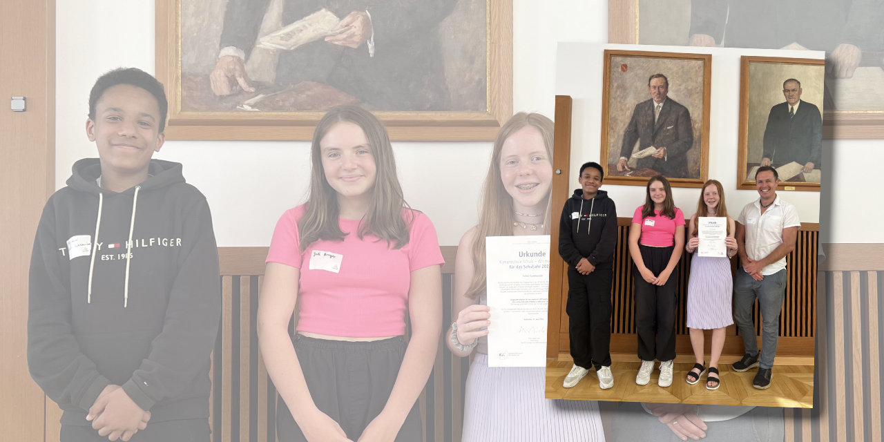 Fichte-Gymnasium gewinnt knapp 2000 Euro bei Wettbewerb der Stadt Karlsruhe